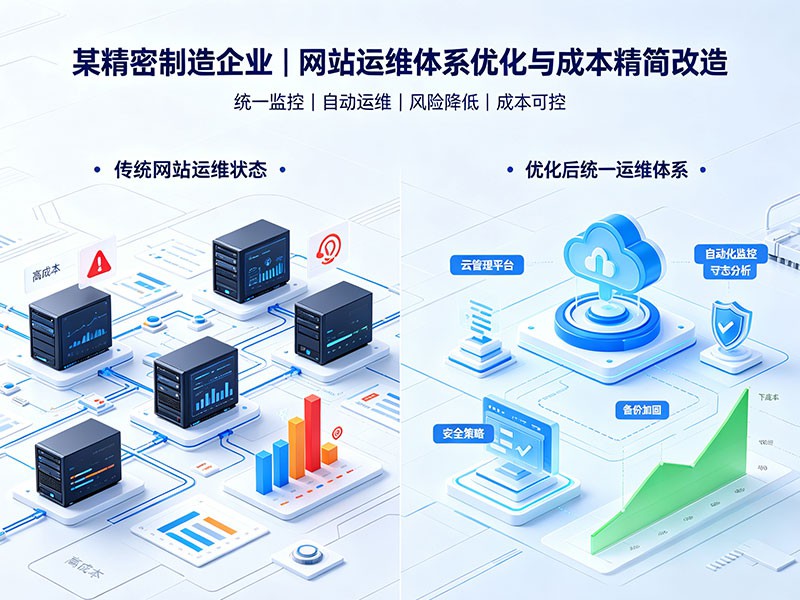 某精密制造企业｜网站运维体系优化与成本精简改造