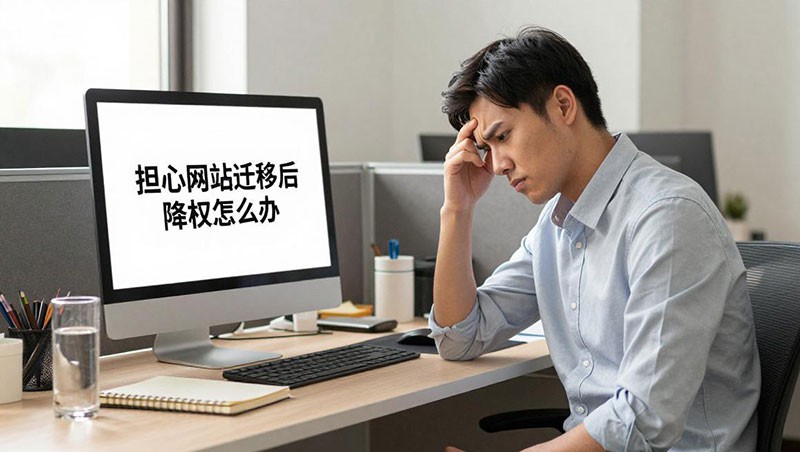 担心网站迁移降权后怎么办
